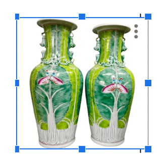 Tall Sculptural Bok Choy Vase – Vertical Porcelain Form