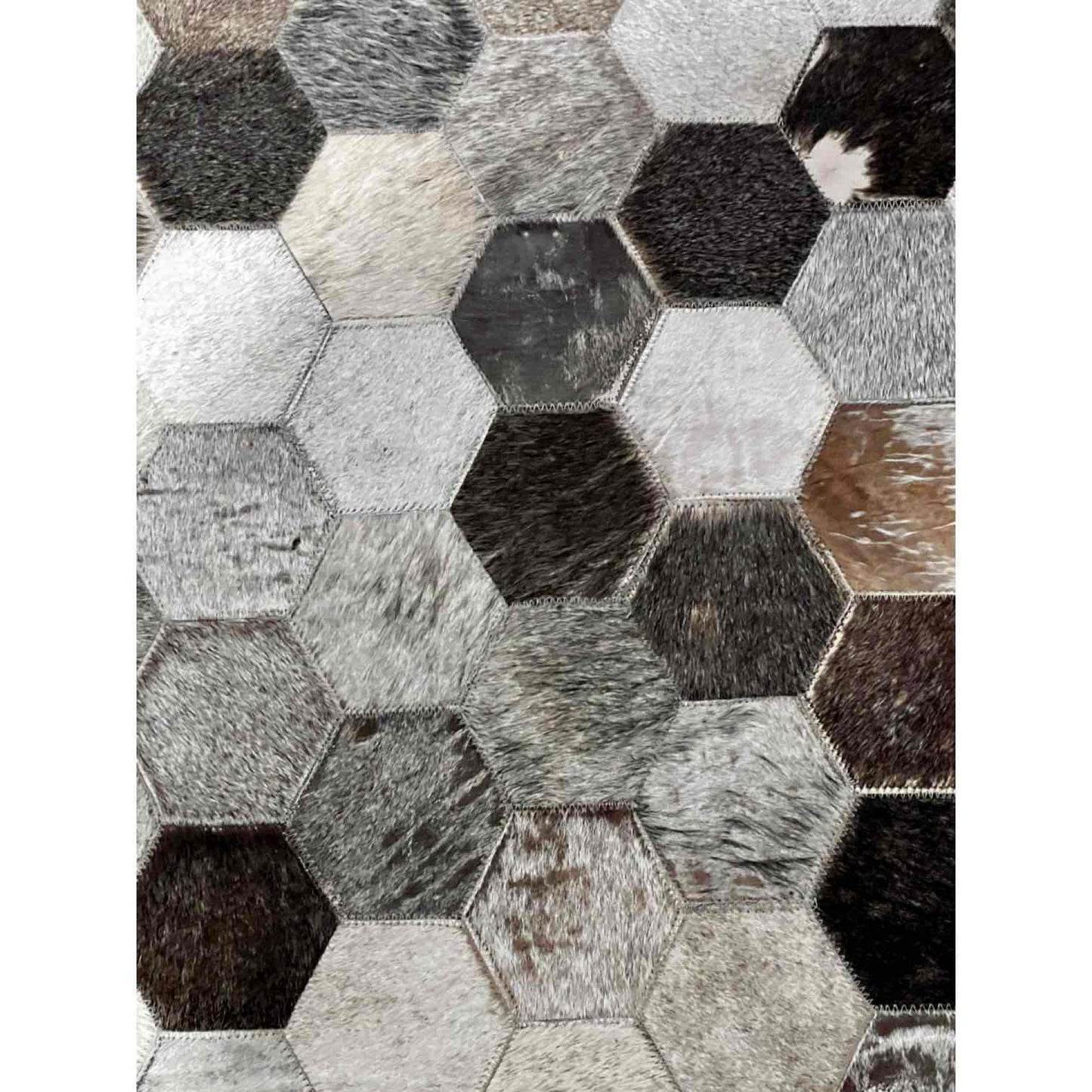 Fantastic Safavieh Genuine Cowhide Patchwork Leather Floor