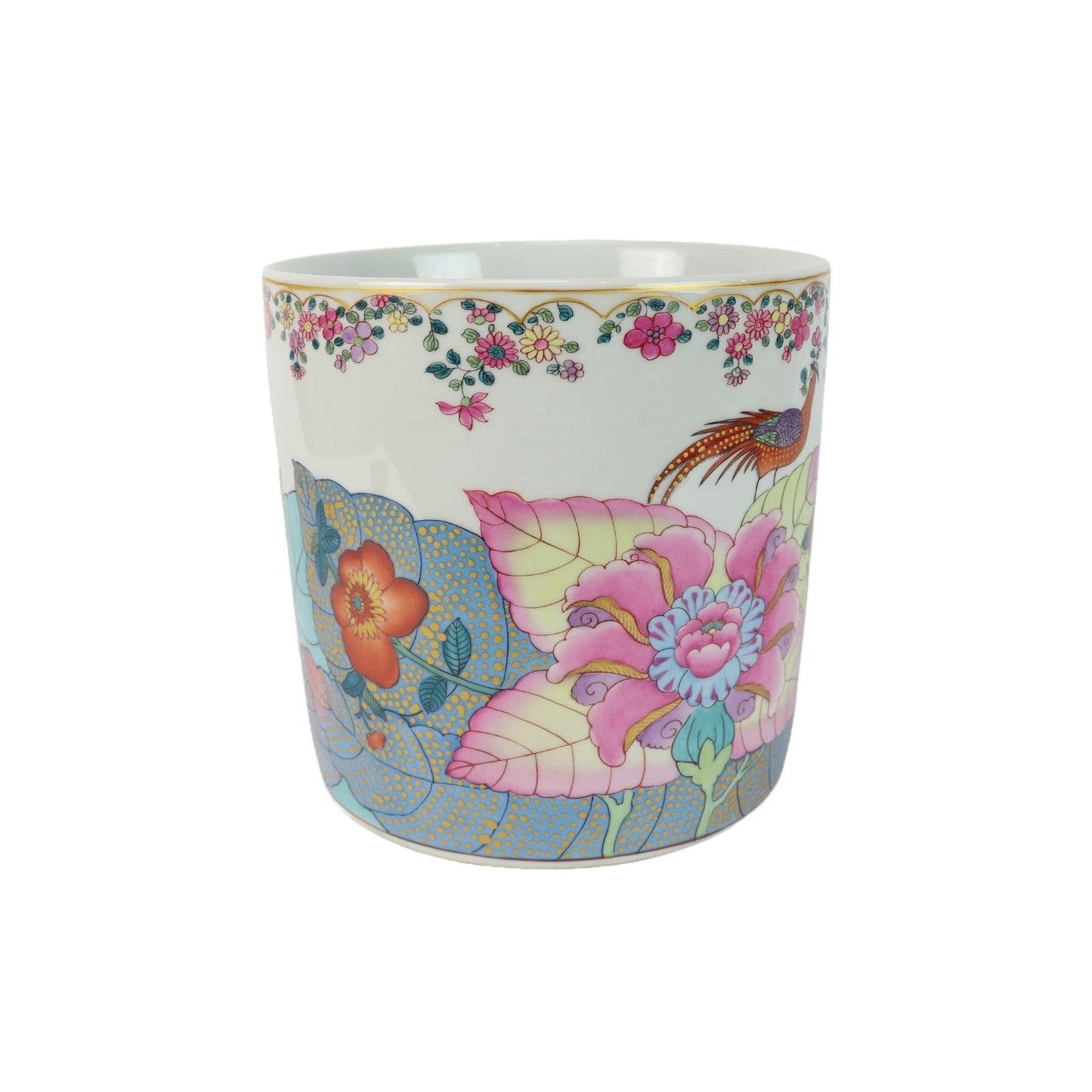Tobacco Leaf Planter Pot Porcelain