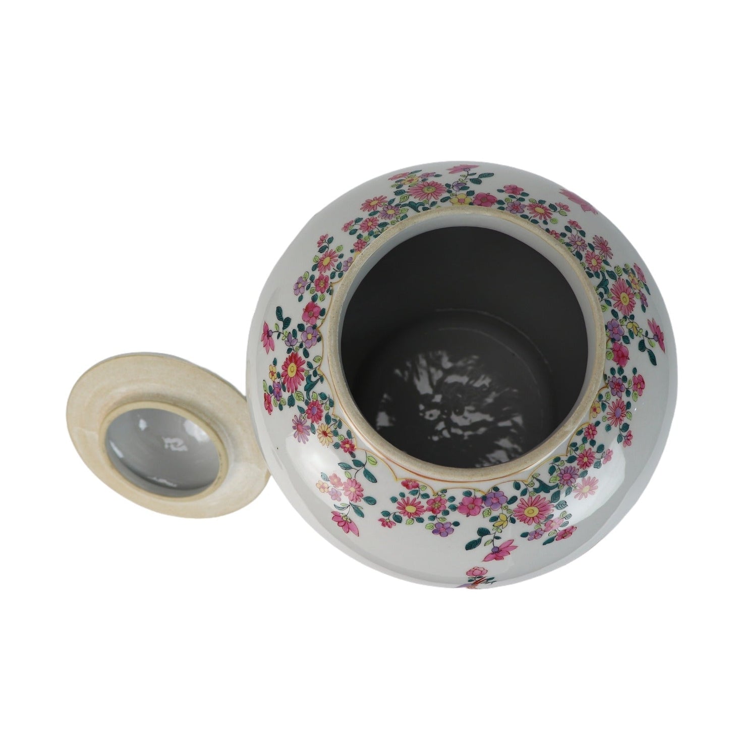 Tobacco Leaf Ginger Jar Porcelain
