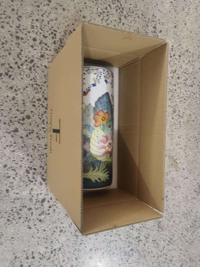 WHOLESALE Tobacco Leaf Umbrella Stand - Hand-Painted