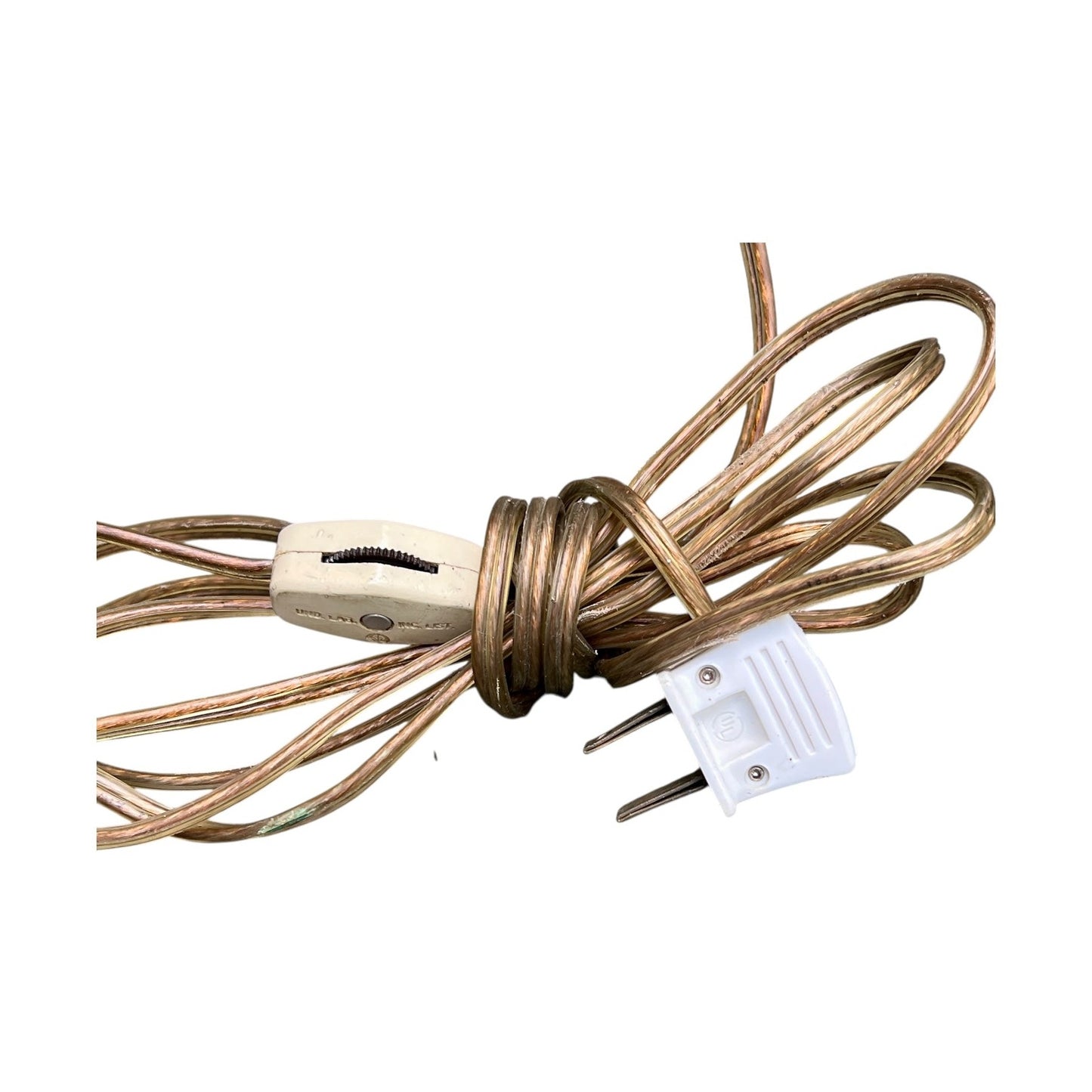 Brass Double Dragon Handle Brass Table Lamp Vintage - Table