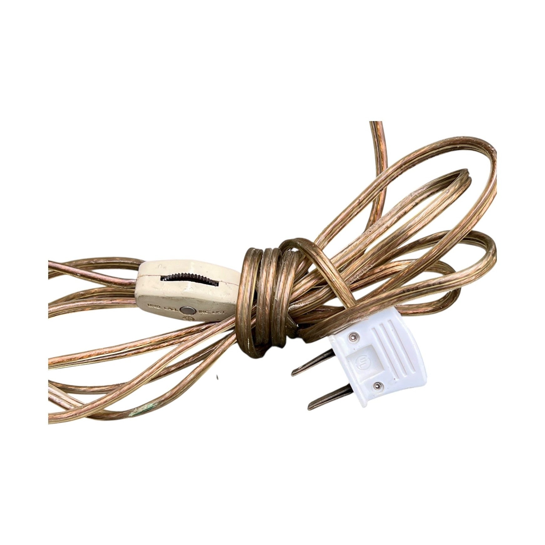 Brass Double Dragon Handle Brass Table Lamp Vintage - Table