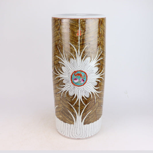 Brown Bok choy umbrella stand