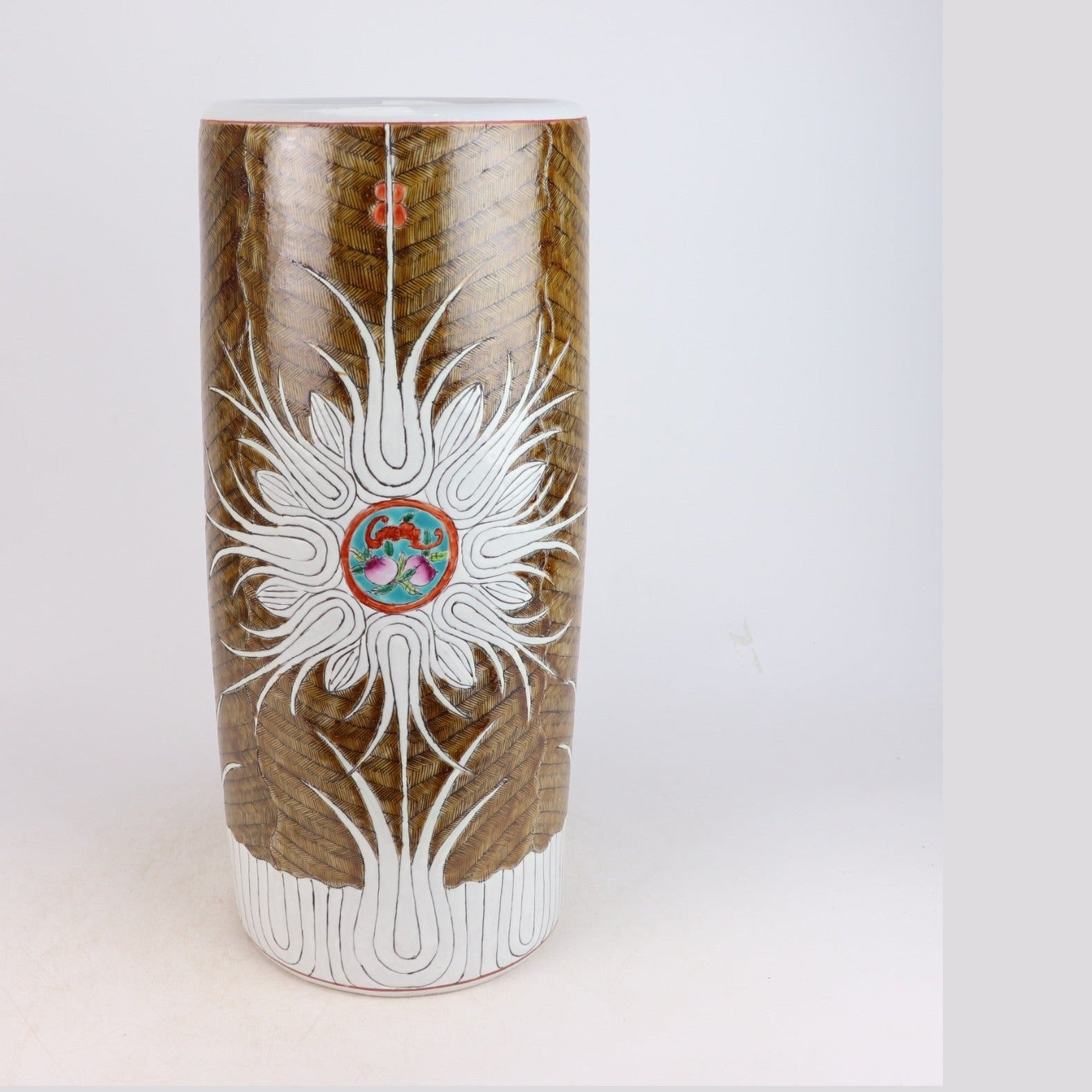 Brown Bok choy umbrella stand