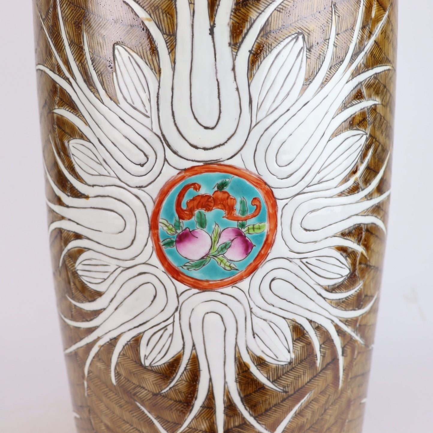 Brown Bok choy umbrella stand