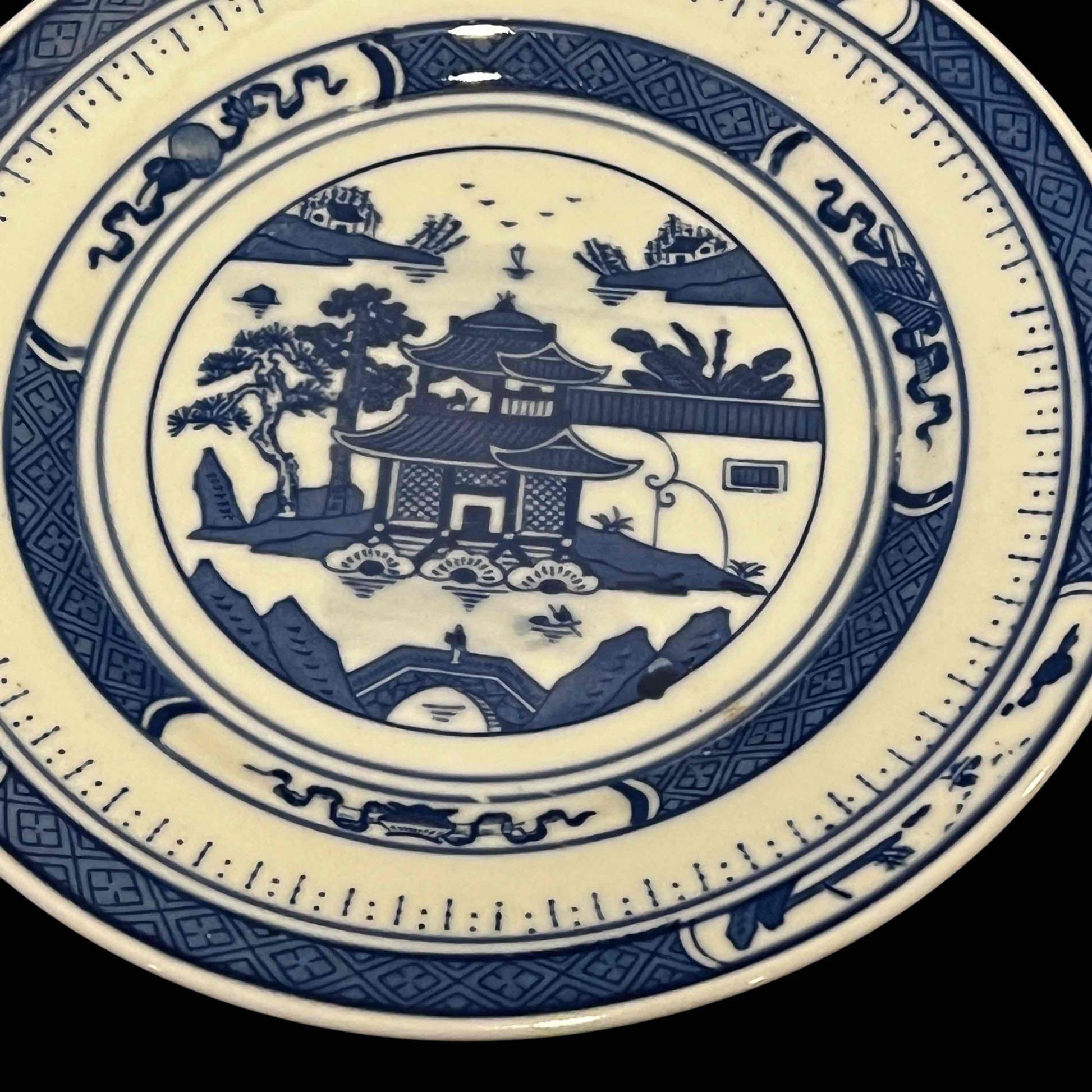 Canton Style Dessert and Appetizer Plates Partial Set