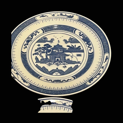 Canton Style Dessert and Appetizer Plates Partial Set