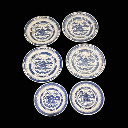 Canton Style Dessert and Appetizer Plates Partial Set