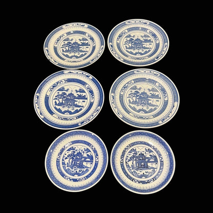 Canton Style Dessert and Appetizer Plates Partial Set