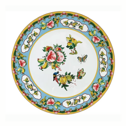 Modern Famille Rose Bone China Dinnerware Set