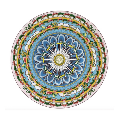 Modern Famille Rose Bone China Dinnerware Set