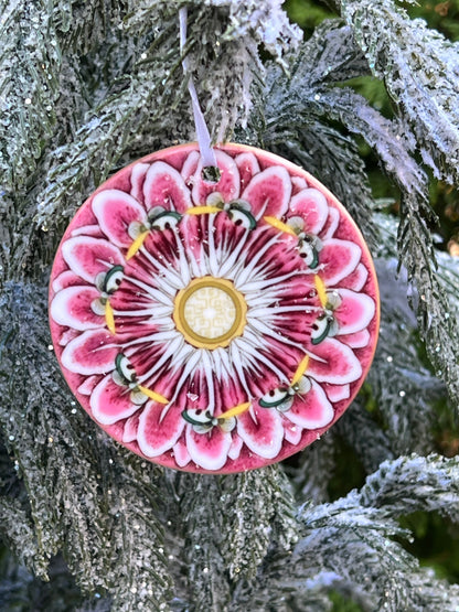 Famille Rose Porcelain Ornament Set – Chinoiserie Holiday