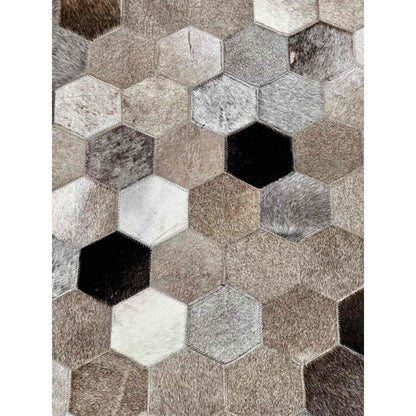 Fantastic Safavieh Genuine Cowhide Patchwork Leather Floor