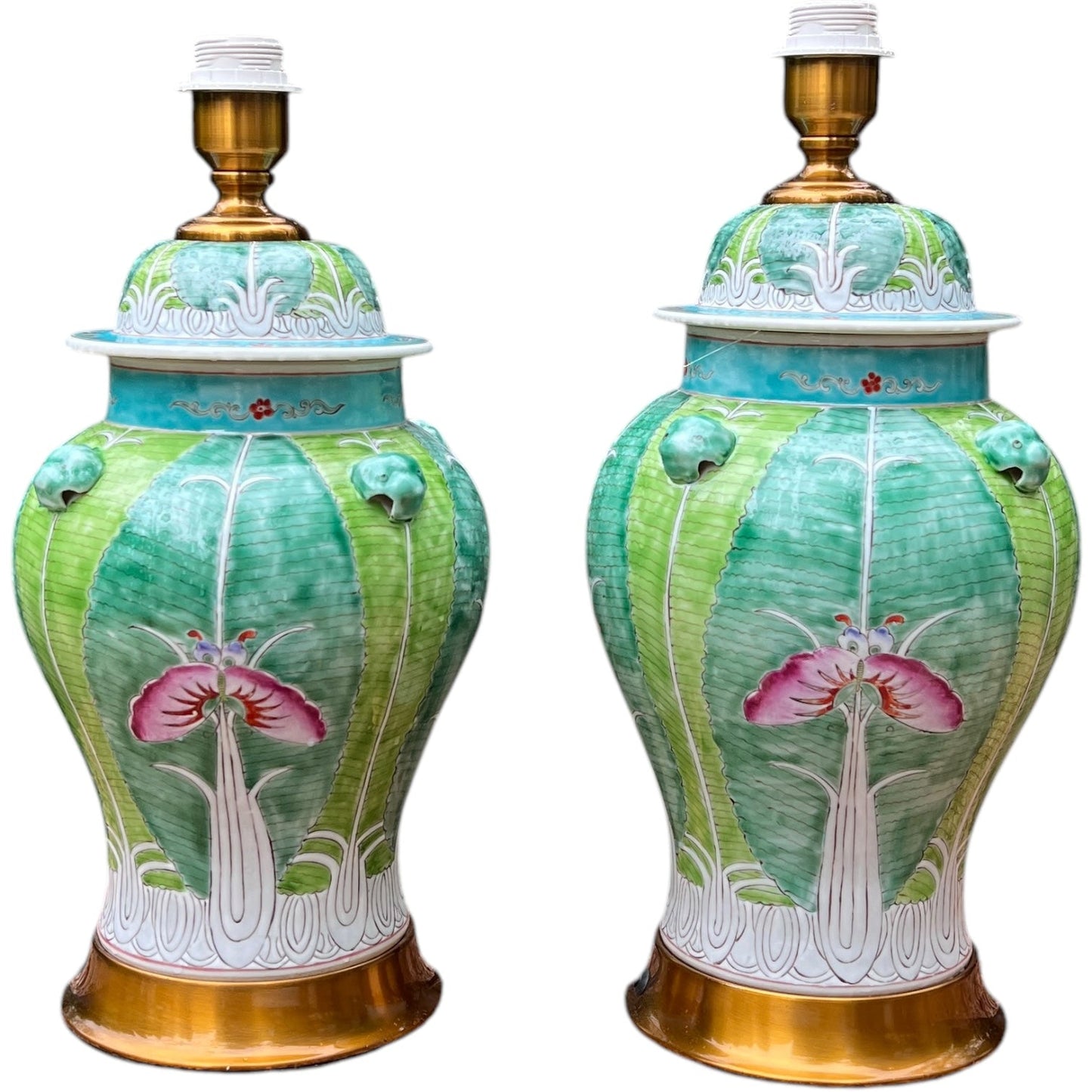 Bok Choy Ginger Jar Lamp