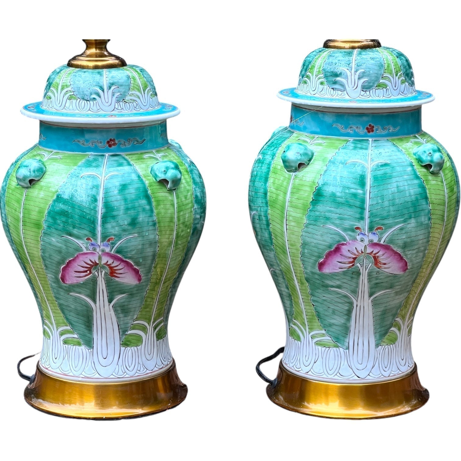 Bok Choy Ginger Jar Lamp