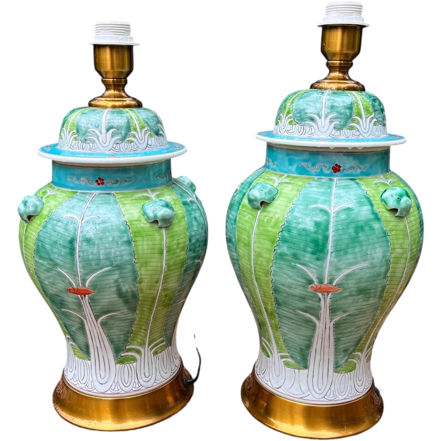 Bok Choy Ginger Jar Lamp