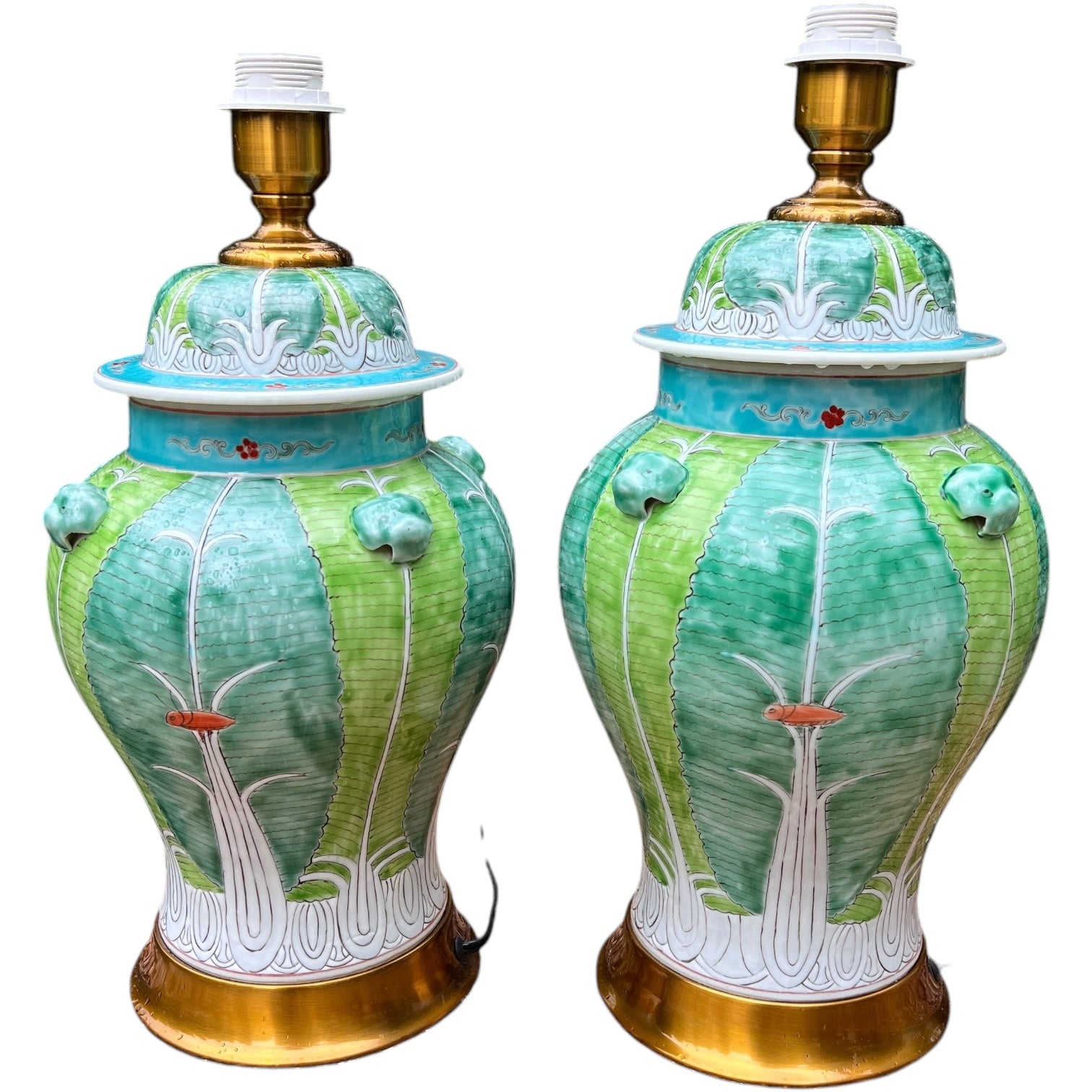 Bok Choy Ginger Jar Lamp