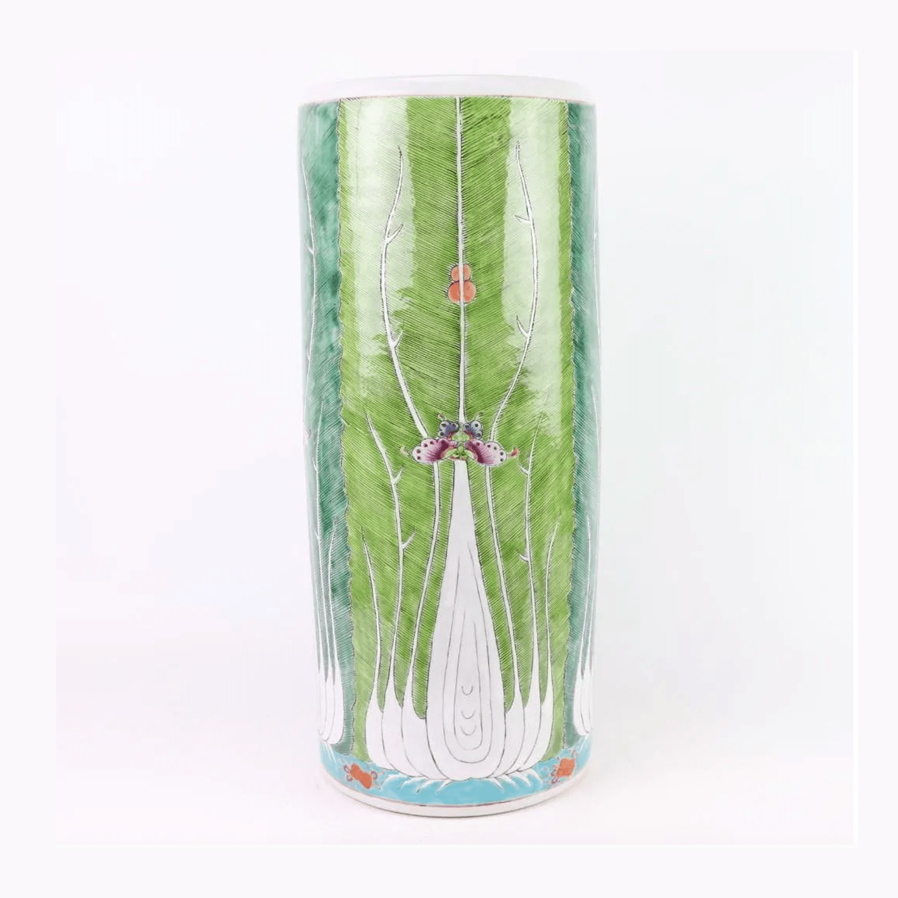 Hand Painted Jingdezhen Porcelain Umbrella Stand – Famille