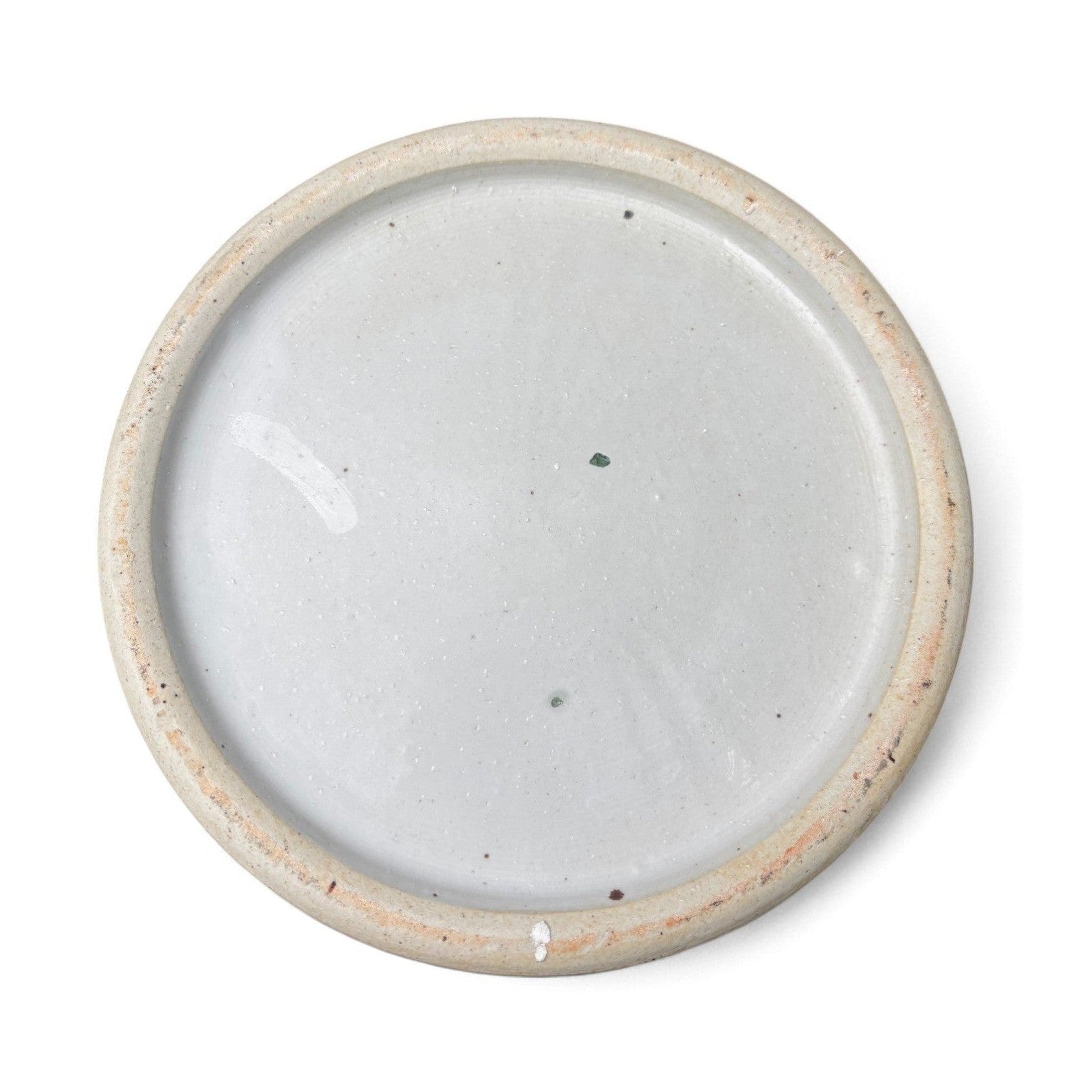 Green and White Chrysanthemum Porcelain Jar – Hand-Painted