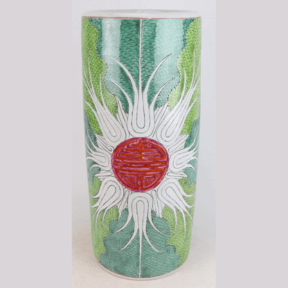 Limited Edition Hand-Painted Jingdezhen Porcelain Umbrella