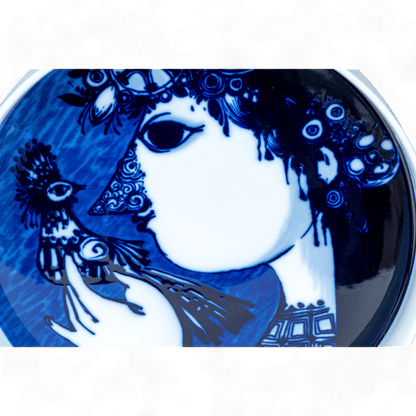 Rosenthal Studio Line Germany Bjorn Wiinblad Cobalt Blue