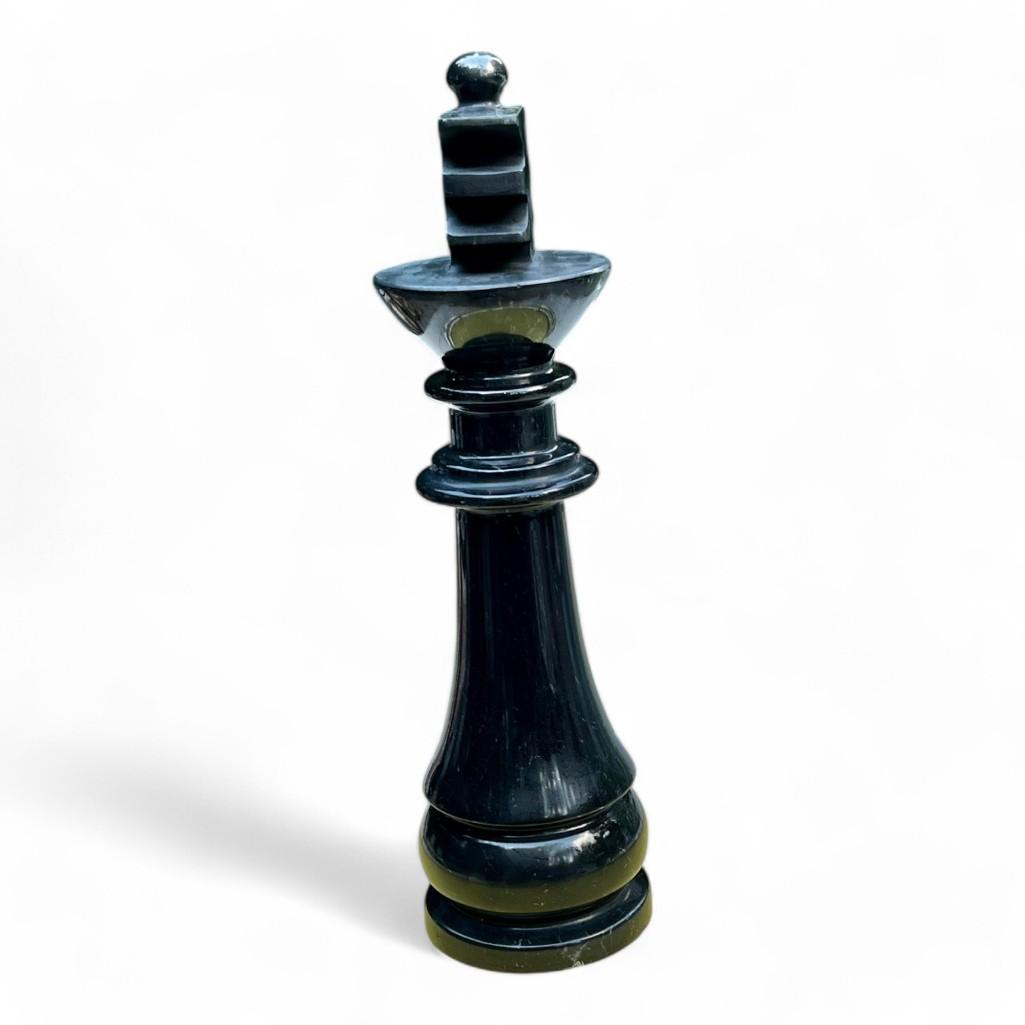 Solid Marble Tall Chess Piece Decorative King Piece