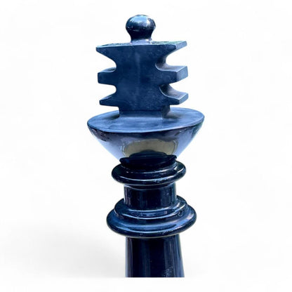 Solid Marble Tall Chess Piece Decorative King Piece