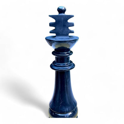 Solid Marble Tall Chess Piece Decorative King Piece