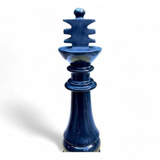 Solid Marble Tall Chess Piece Decorative King Piece
