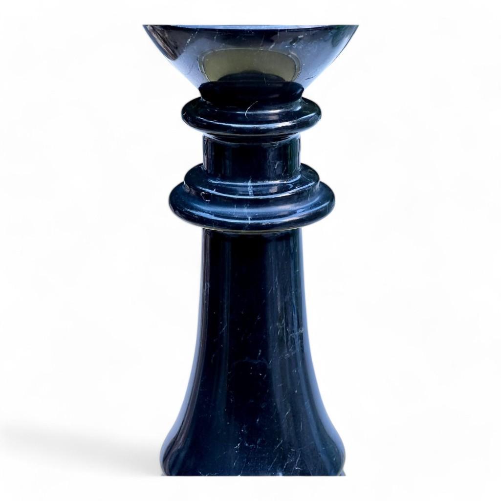 Solid Marble Tall Chess Piece Decorative King Piece