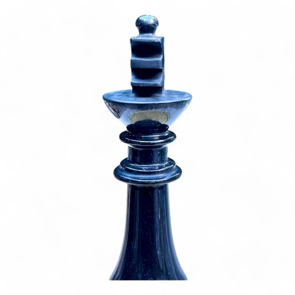 Solid Marble Tall Chess Piece Decorative King Piece