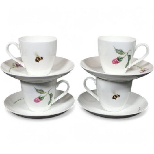 Villeroy & Boch Wildberries Demi Cup & Saucer Set (4-Piece)